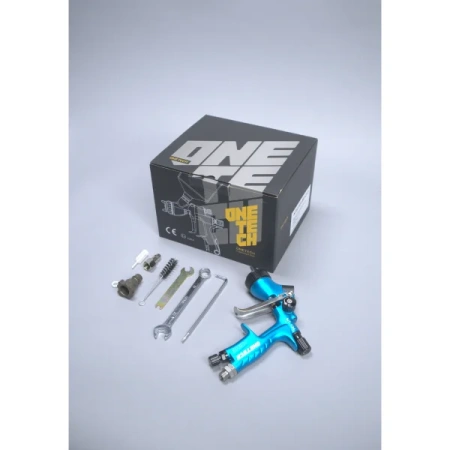 краскопульт пневматический onetech nt-104 голова mp, сопло 1,8 мм, без бачка