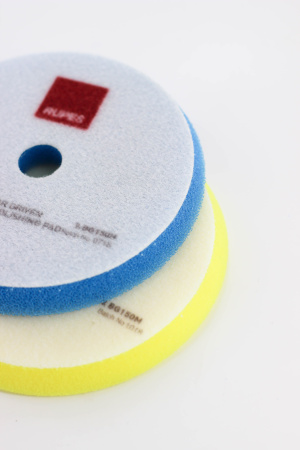 полировальный круг rupes 9.bg150h из поролона d130-140 мм цвет синий грубый