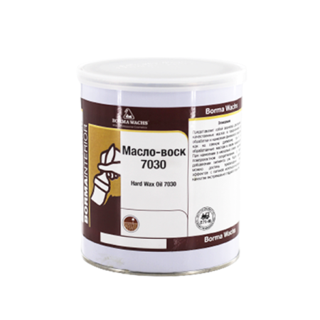 масло-воск для дерева borma hard wax oil 7030 цвет прозрачный 750 мл