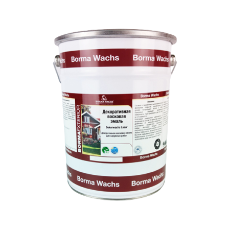 лазурь декоративная восковая borma dekorwachs lasur цвет 50 белый 20 л