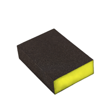 губка абразивная 4-х сторонняя sia 7991 siasponge block мягкая 98 х 69 х 26 мм р100