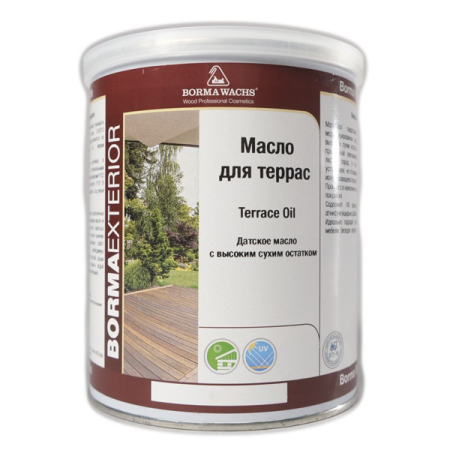 масло для террас borma terrace oil цвет 729 лиственница 1 л