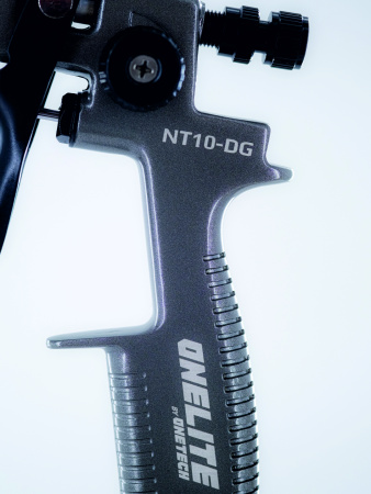 краскопульт пневматический onetech onelite nt10 -dg-14/ lvmp с дюзой 1,4 мм с бачком