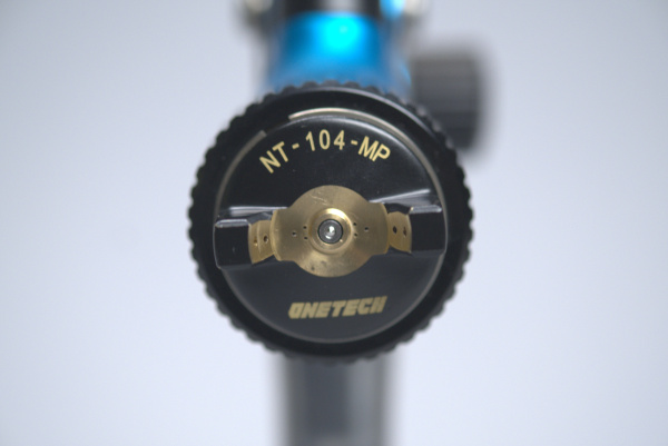 краскопульт пневматический onetech nt-104 голова mp, сопло 1,8 мм, без бачка