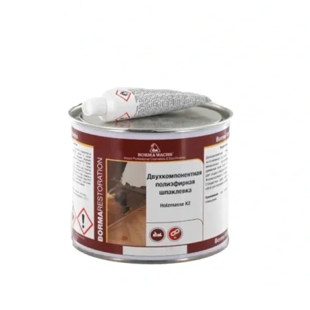 шпатлевка 2к borma hozmasse k2 mdf цвет 17 тик 750 мл