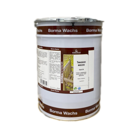 масло тиковое borma teak oil цвет прозрачный 20 л