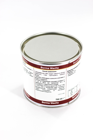 шпаклевка двухкомпонентная borma hozmasse k2 mdf цвет черный 750 мл