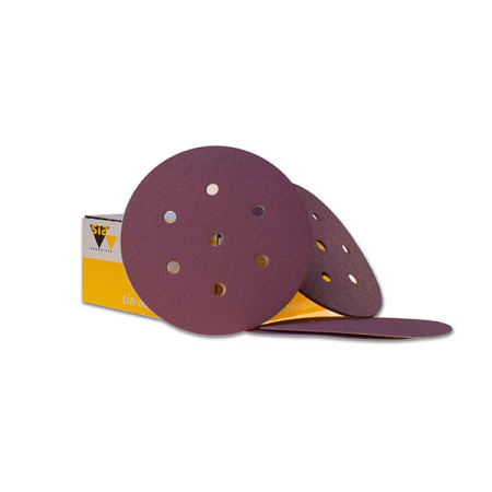 диск шлифовальный sia 1950 siaspeed на пленке d150 мм р1500 7 отв.