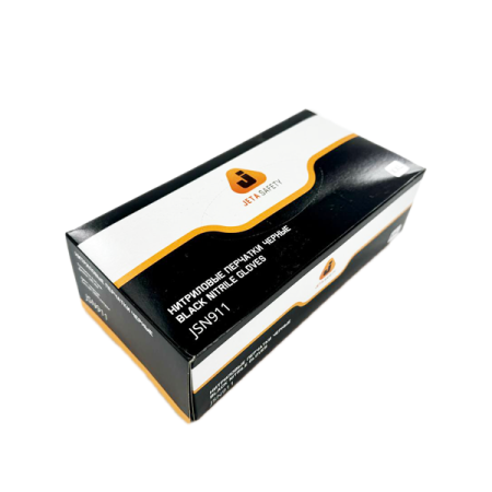 перчатки нитриловые одноразовые jetapro размер xxl, черный