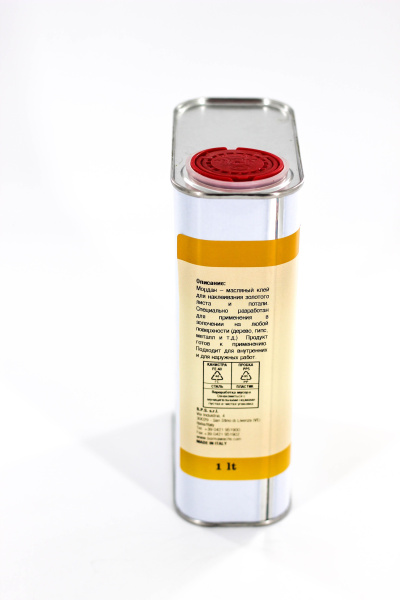 клей на масляной основе borma oil goldsize 3-х часовой 1 л