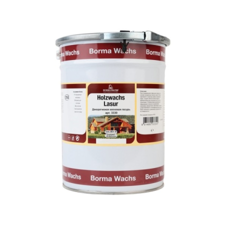 лазурь для дерева восковая borma holzwachs lasur цвет 05 5 л