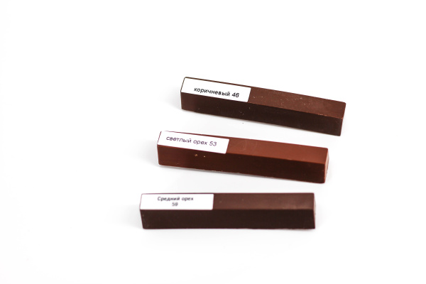 мелок восковой твердый для мебели borma hardwax цвет 53 светлый орех