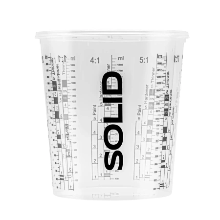 тара мерная solid sd-cup-2250 для перемешивания красок 2,250 л с крышкой