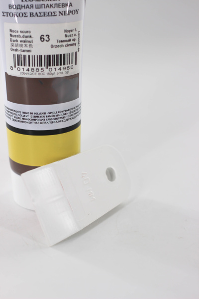 шпаклевка водоразбавимая borma ecostucco цвет 63 темный орех 200 гр комплект