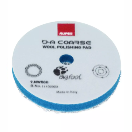 круг полировальный rupes 9.nw80h из натуральной шерсти 80 мм цвет синий грубый