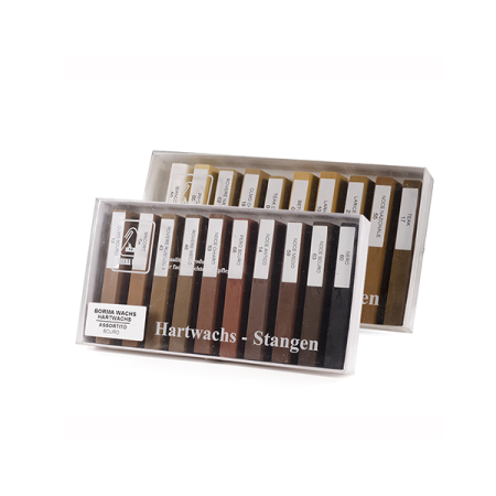 мелок восковой твердый для мебели borma hardwax цвет 17 тик
