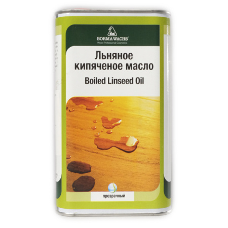 масло льняное кипяченое borma boiled linseed oil цвет прозрачный 1 л