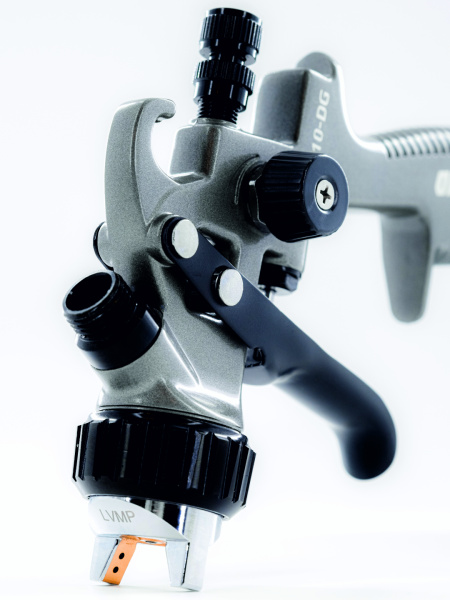 краскопульт пневматический onetech onelite nt10 -dg-14/ lvmp с дюзой 1,4 мм с бачком