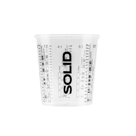 тара мерная solid sd-cup-385 для перемешивания красок 0,385 л с крышкой