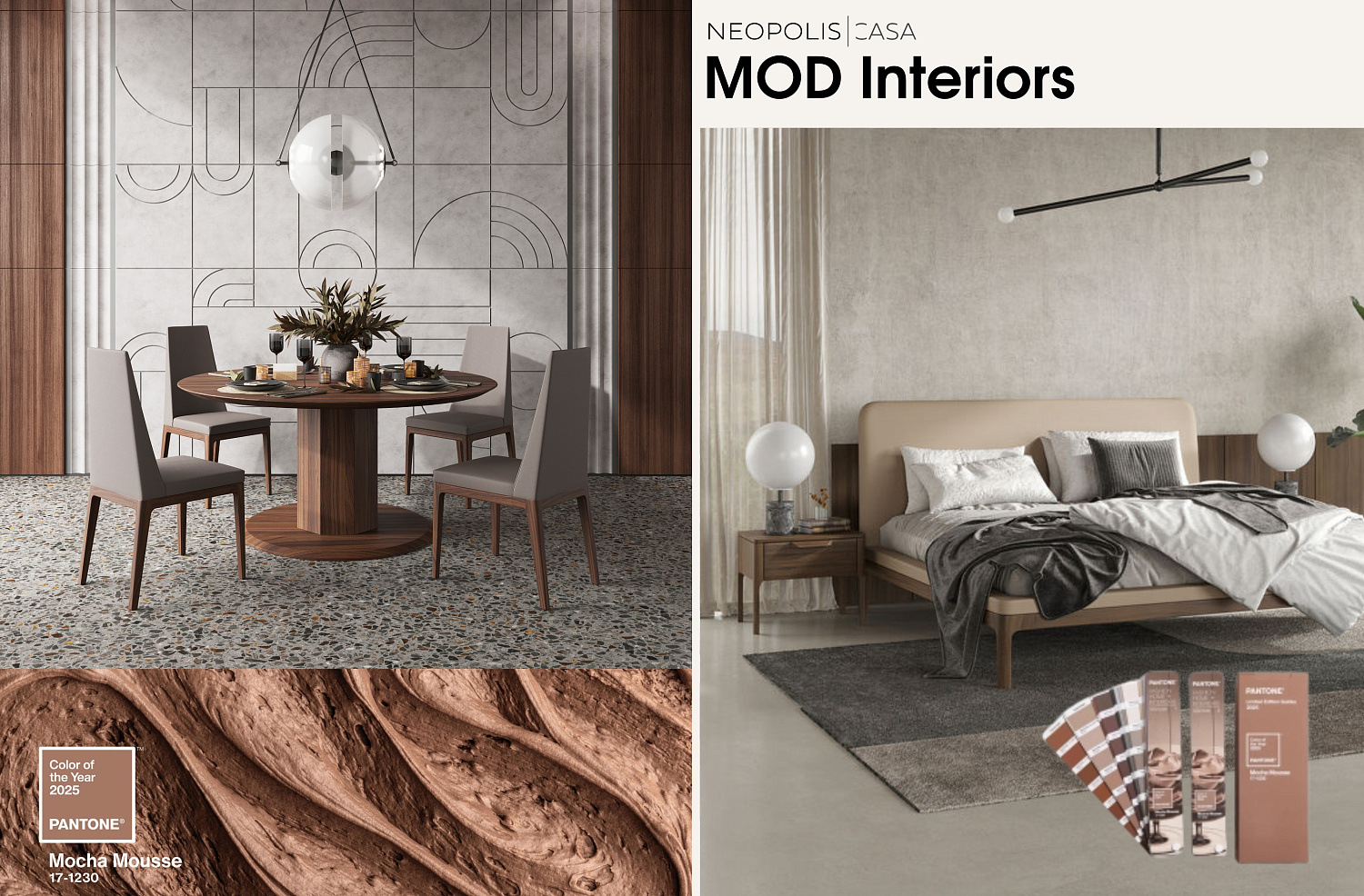 Pantone объявил цвет года 2025: Mocha Mousse 
