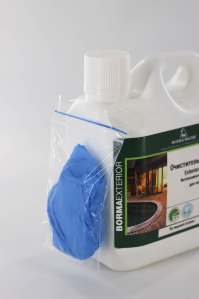чистящее средство для древесины borma exterior wood cleaner 1 л в комплекте