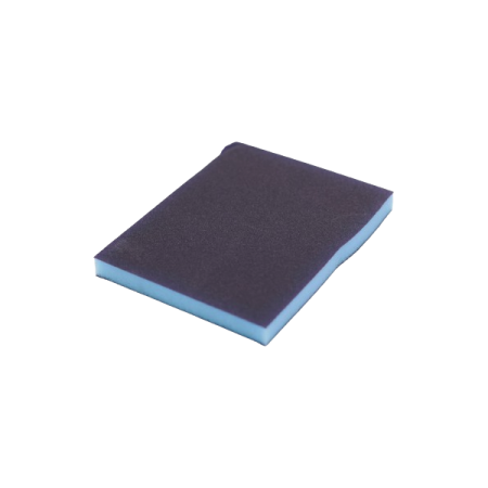 абразивная губка 2-х сторонняя onetech 125мм x 100мм x 12мм p180