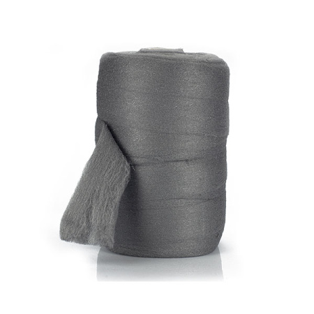 стальная вата из черный металлов borma steel wool "0" 2,5 кг