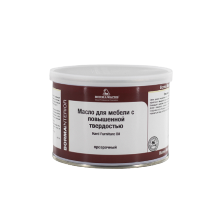 масло для мебели с повышенной твердостью borma hard furniture oil цвет прозрачный 500 мл