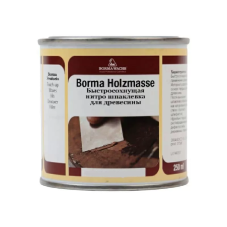 шпатлевка быстросохнущая borma holzmasse цвет 51 дуб 750 мл