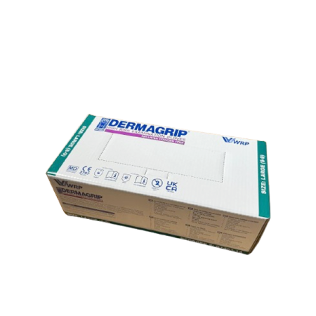 перчатки латексные с валиком high risk, размер l 50 шт.