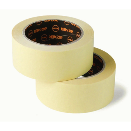 лента маскирующая boomer 8050 40 м х 50 мм цвет желтый