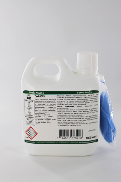 чистящее средство для древесины borma exterior wood cleaner 1 л в комплекте