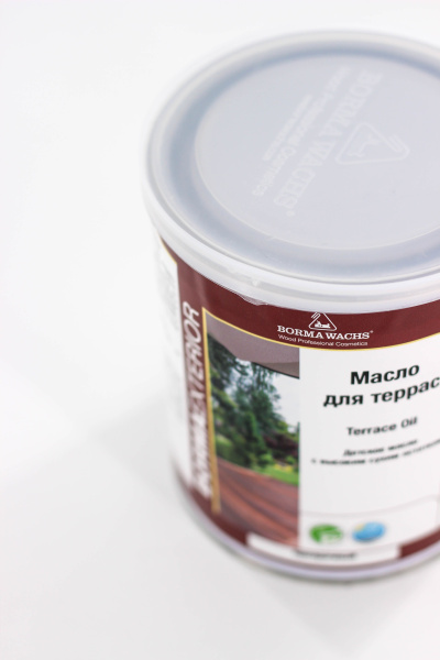 масло для террас borma terrace oil - decking oil natural цвет прозрачный 1 л